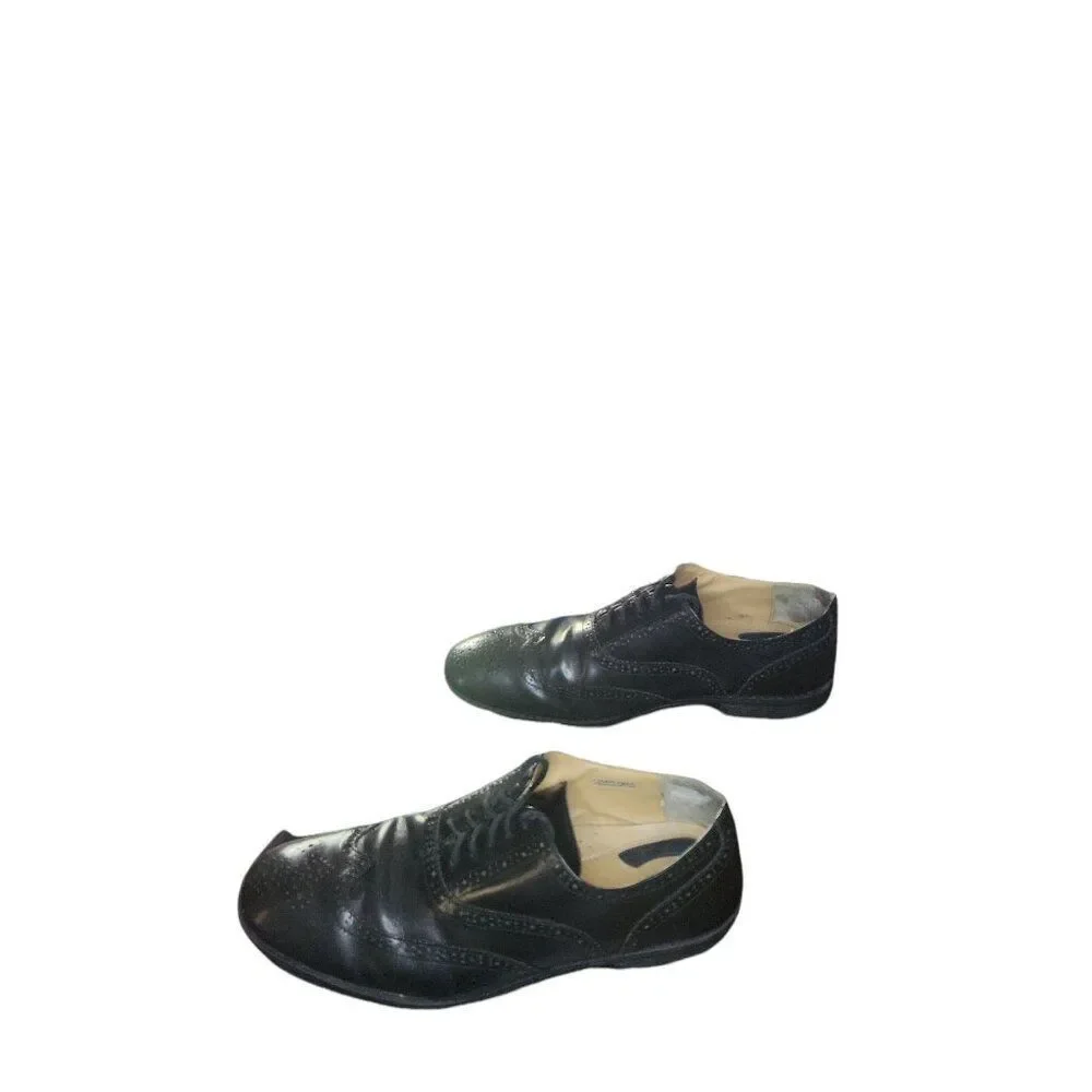 Nunn Bush Oxford Shoes Men‎ Sz 11.5M Black Leather Lace Up Formal Workwear